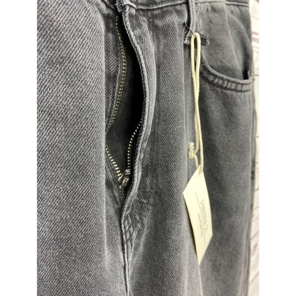 Forever 21 Distressed Faded Black‎ Cropped Women's Size 29 Denim Pants - Picture 4 of 10